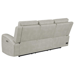 English Elm Boyce Power Reclining Sofa with Zero Gravity Lumbar USB Charging and LED Lights B062P512481