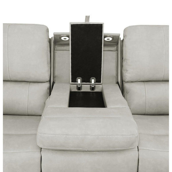 English Elm Boyce Power Reclining Sofa with Zero Gravity Lumbar USB Charging and LED Lights B062P512481