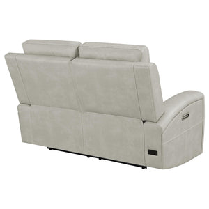 English Elm Boyce Zero Gravity Power Reclining Loveseat with USB Charging and Hidden Cup Holders B062P512482