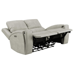 English Elm Boyce Zero Gravity Power Reclining Loveseat with USB Charging and Hidden Cup Holders B062P512482