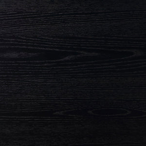 English Elm Ennis Upholstered Dining Chair Set of 2 with Reeded Back and Black Rubberwood Frame B062P513770