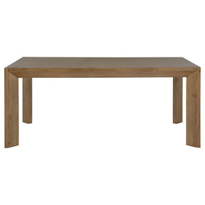 English Elm Estero Ash Veneer Rectangular Dining Table Seats Six with Angled Legs Modern Look B062P513783