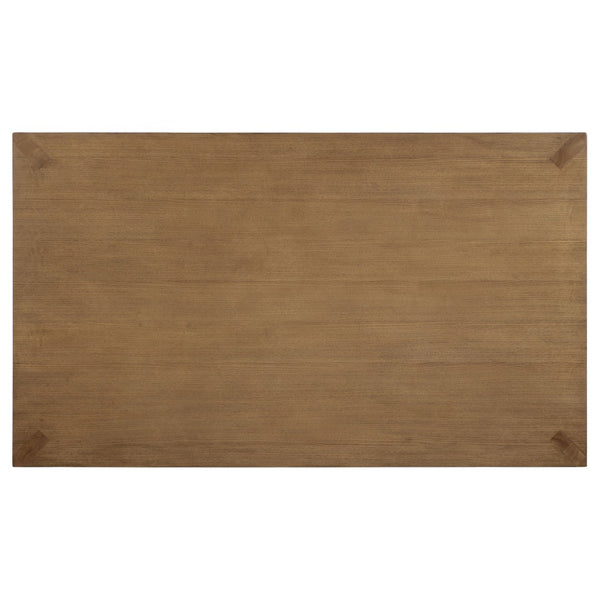 English Elm Estero Ash Veneer Rectangular Dining Table Seats Six with Angled Legs Modern Look B062P513783