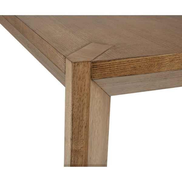 English Elm Estero Ash Veneer Rectangular Dining Table Seats Six with Angled Legs Modern Look B062P513783