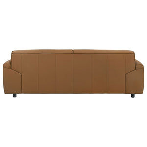 English Elm Hudson Top-Grain Leather Sofa Low-Profile Contemporary Living Room Statement Piece B062P513817