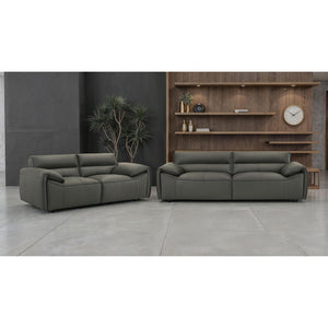 English Elm Hudson Top-Grain Leather Sofa Contemporary Low-Profile Design for Modern Living Rooms B062P513821
