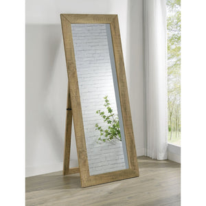 English Elm Andropov Freestanding Full Length Dressing Mirror with Wide Engineered Wood Frame Mango B062P513829
