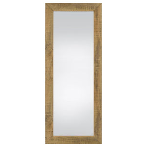 English Elm Andropov Freestanding Full Length Dressing Mirror with Wide Engineered Wood Frame Mango B062P513829