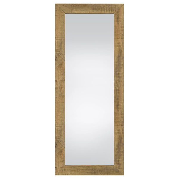 English Elm Andropov Freestanding Full Length Dressing Mirror with Wide Engineered Wood Frame Mango B062P513829