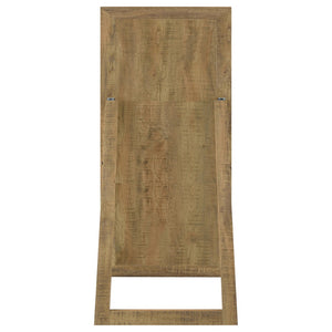 English Elm Andropov Freestanding Full Length Dressing Mirror with Wide Engineered Wood Frame Mango B062P513829