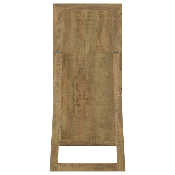 English Elm Andropov Freestanding Full Length Dressing Mirror with Wide Engineered Wood Frame Mango B062P513829