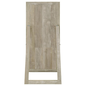 English Elm Andropov Freestanding Full Length Dressing Mirror with Wide Engineered Wood Frame Grey Washed Oak B062P513830