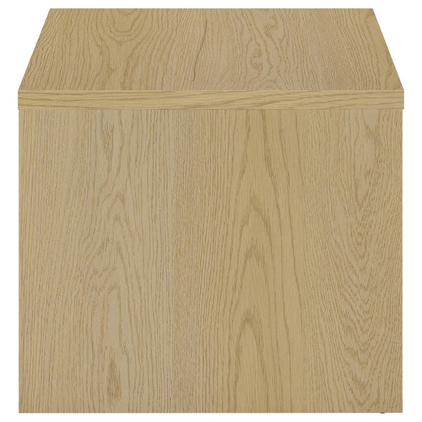 English Elm Parker U-Shape Accent Table Light Oak Finish Open Frame Modern Living Room Side B062P513837