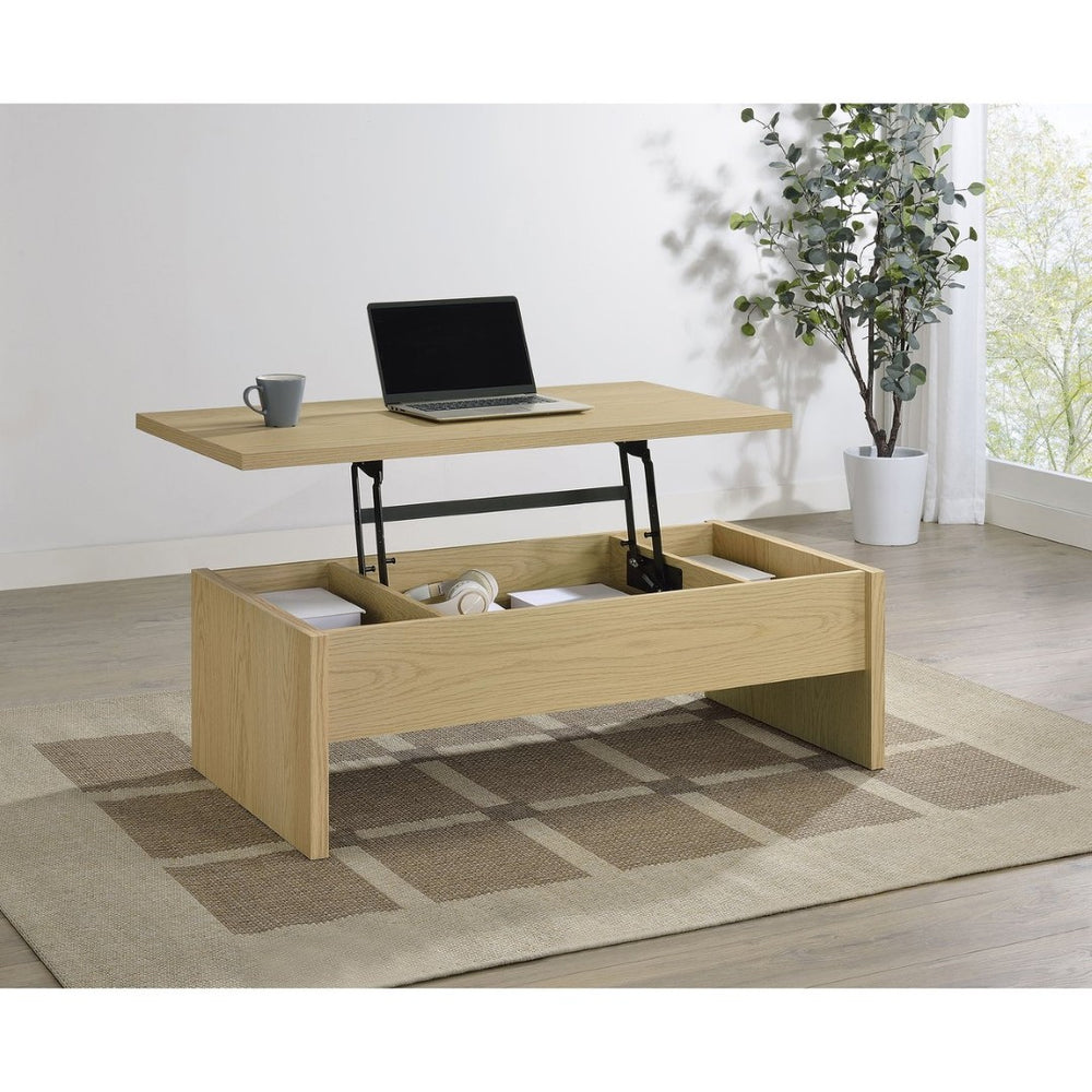 English Elm Parker Lift Top Coffee Table with Hidden Storage Modern Farmhouse Oak Living Room B062P513838