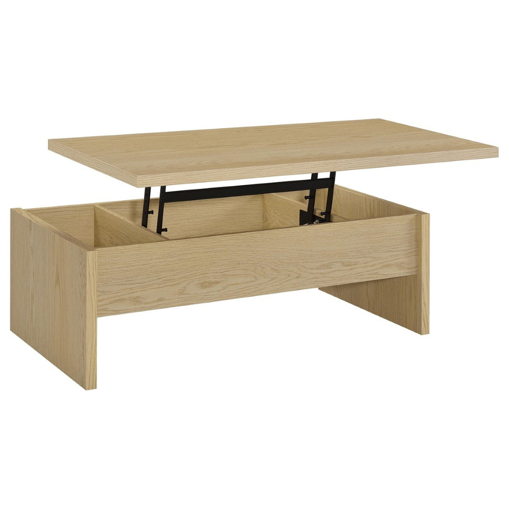 English Elm Parker Lift Top Coffee Table with Hidden Storage Modern Farmhouse Oak Living Room B062P513838
