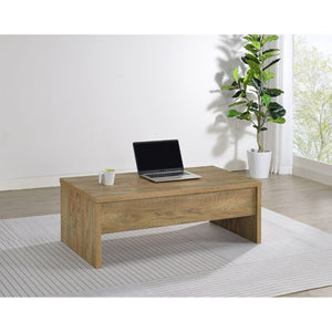 English Elm Parker Lift Top Coffee Table Warm Wood Grain Finish with Hidden Storage Compartment B062P513845