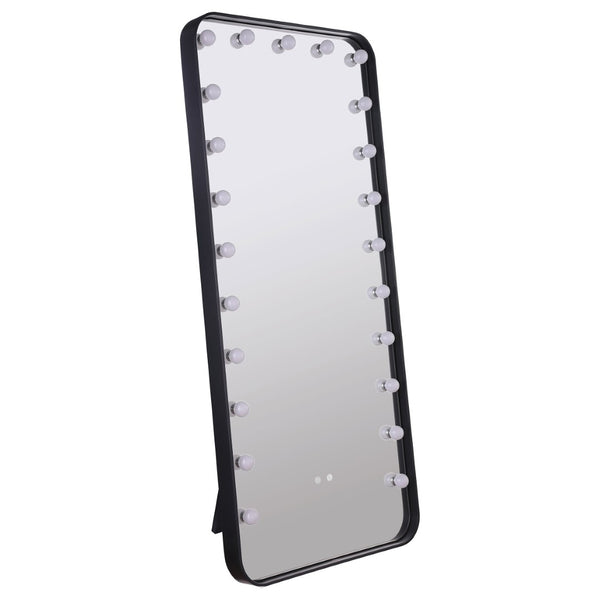 English Elm Villancourt Hollywood Vanity Floor Mirror with Globe Lights and Bluetooth Speaker B062P513851