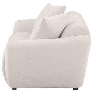 English Elm Tampa Channel Tufted Chenille Loveseat with Pocket Coil Support for Modern Living B062P514256
