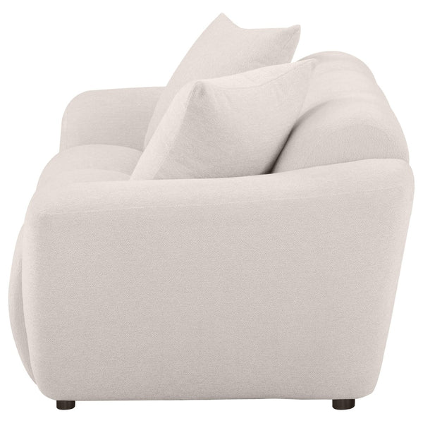 English Elm Tampa Channel Tufted Chenille Loveseat with Pocket Coil Support for Modern Living B062P514256