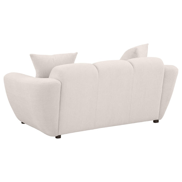 English Elm Tampa Channel Tufted Chenille Loveseat with Pocket Coil Support for Modern Living B062P514256