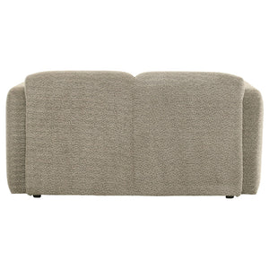 English Elm Stewart Curved Track Arm Loveseat Sculptural Contemporary Seat for Modern Living Rooms Brown B062P514301