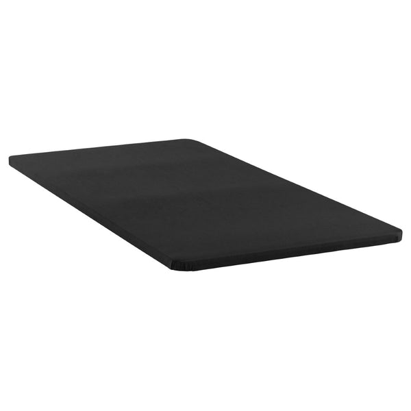 English Elm Adams Twin Xl Bunkie Board Slim 2 Inch Foundation for Platform Bunk Beds Grey Fabric B062P514367
