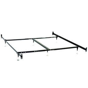 English Elm Adams Convertible Queen to King Bolt on Steel Bed Frame with Six Support Legs B062P514425