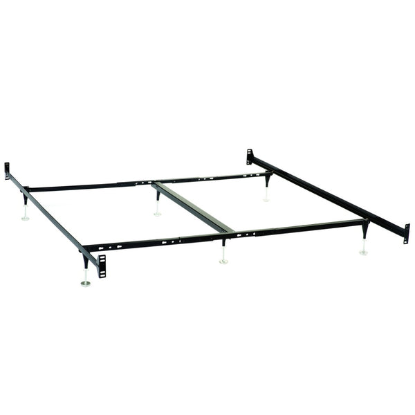 English Elm Adams Convertible Queen to King Bolt on Steel Bed Frame with Six Support Legs B062P514425