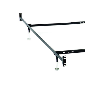 English Elm Adams Convertible Queen to King Bolt on Steel Bed Frame with Six Support Legs B062P514425