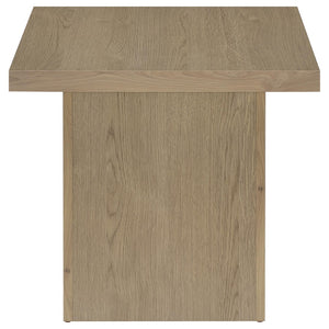English Elm Eldridge Plinth Base Square End Table Rustic Farmhouse Living Room Solid Accent Latte B062P514462
