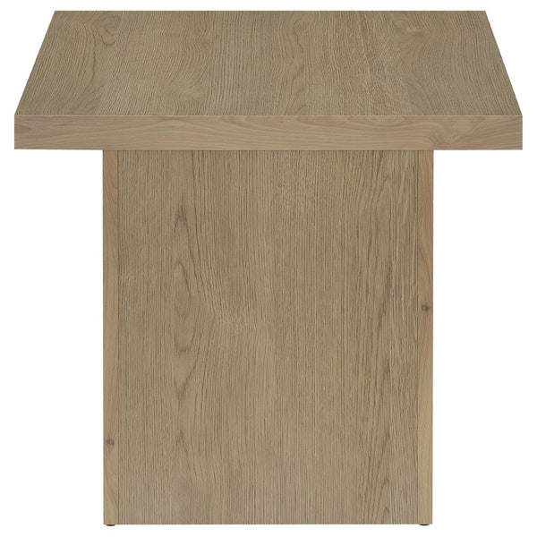 English Elm Eldridge Plinth Base Square End Table Rustic Farmhouse Living Room Solid Accent Latte B062P514462
