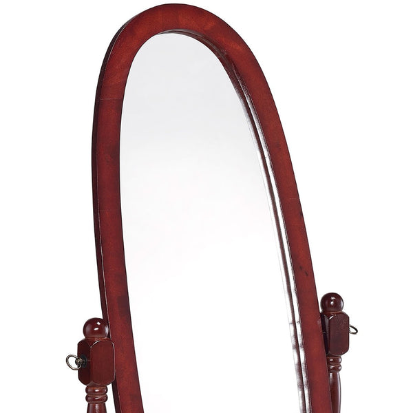English Elm Dunne Full Length Oval Cheval Mirror with Hardwood Frame in a Rich Traditional Finish B062P516887