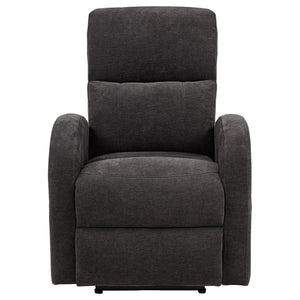 English Elm Kim Compact Power Recliner with High Back Topstitch Fabric for Small Space Living B062P517022