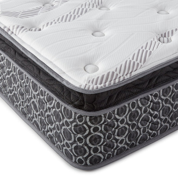 English Elm Constance Hybrid Eastern King Mattress with Tencel Cover Open Coil Core Foam Support Pillow Top B062P517046