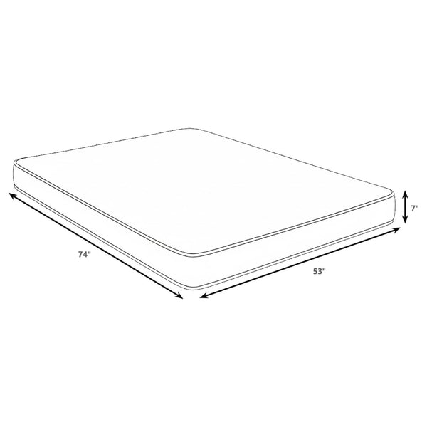 English Elm Cienaga Full Size Firm Foam Mattress with Breathable Bamboo Quilted Cover Usa Made B062P518362