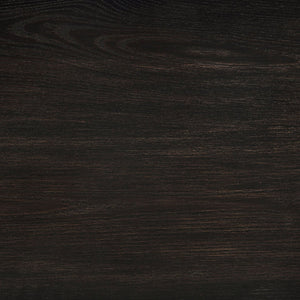 English Elm Bangor Round Pedestal Dining Table Seats Four with Ash Veneer and Bold Black Finish B062P518465