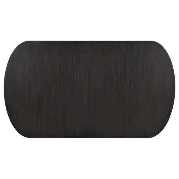 English Elm Bangor Sculptural Pedestal Extension Dining Table in Ash Veneer for Modern Interiors B062P518466