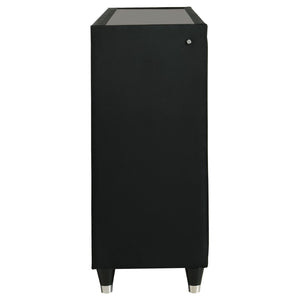 English Elm Mika Velvet Upholstered 8 Drawer Dresser with LED Lighting and Crystal Knobs B062P518594