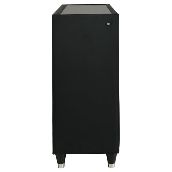 English Elm Mika Velvet Upholstered 8 Drawer Dresser with LED Lighting and Crystal Knobs B062P518594