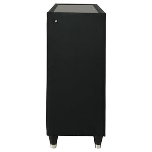 English Elm Mika Velvet Upholstered 8 Drawer Dresser with LED Lighting and Crystal Knobs B062P518594