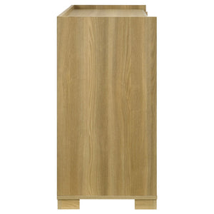 English Elm Lincoln Two-Tone Six Drawer Dresser with Wood Trim for Master or Guest Bedroom B062P519761