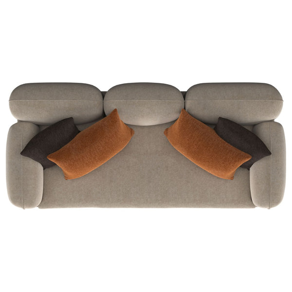 English Elm Repley Chenille Sofa with Sculpted Track Arms and Waterfall Bench for Modern Living B062P519823