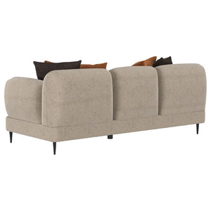 English Elm Repley Chenille Sofa with Sculpted Track Arms and Waterfall Bench for Modern Living B062P519823