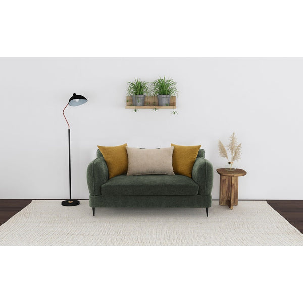 English Elm Repley Chenille Loveseat with Round Track Arms and Foam Cushions for Modern Living B062P519825