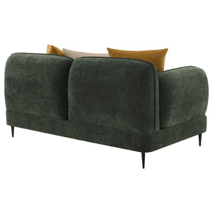 English Elm Repley Chenille Loveseat with Round Track Arms and Foam Cushions for Modern Living B062P519825