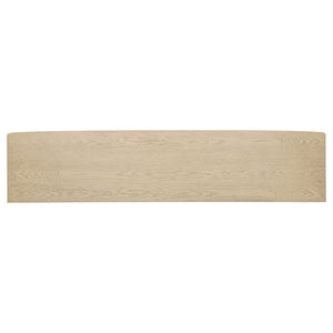 English Elm Kimpton Woven Cane Four Door Media Console with Antique Brass Oak Finish B062P519925