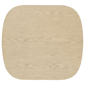 English Elm Kimpton Oak Veneer Square End Table with Split Leg Base and Open Lower Shelf B062P519926
