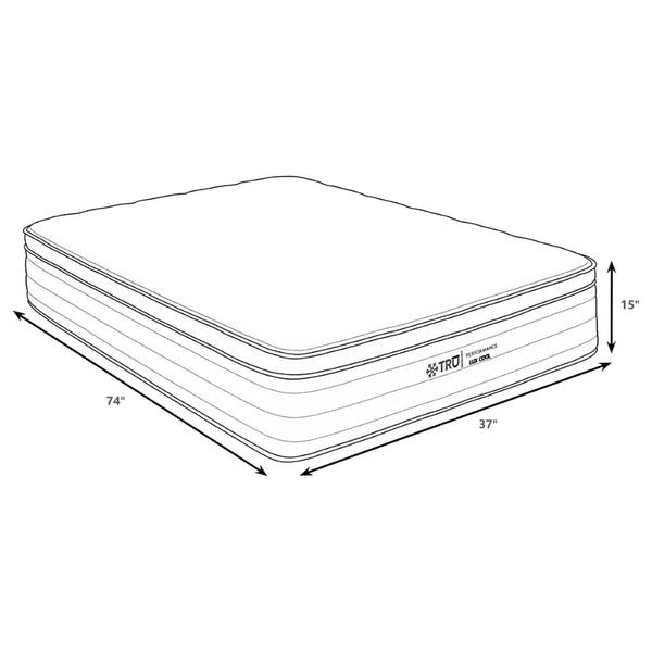 English Elm Starrett Cool-touch Hybrid Twin Mattress with Copper Gel Foam and Wrapped Coil Support B062P519998