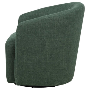 English Elm Sorenson Barrel Swivel Chair Plush Polyester Upholstery for Modern Living Spaces B062P519999