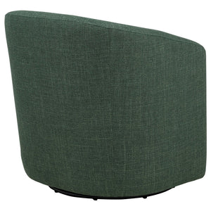 English Elm Sorenson Barrel Swivel Chair Plush Polyester Upholstery for Modern Living Spaces B062P519999